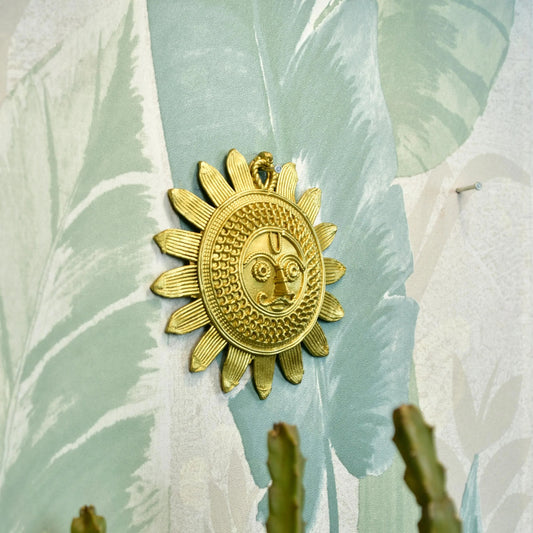 Dhokra Art Sunplate Home Decor