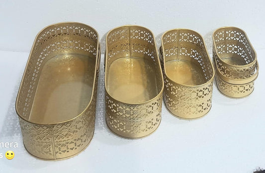 Decorative Metal Multi purpose Basket