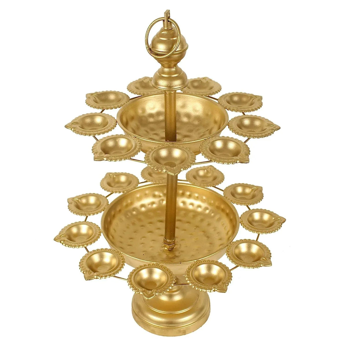 Decorative Urli Bowl with Diya Stand