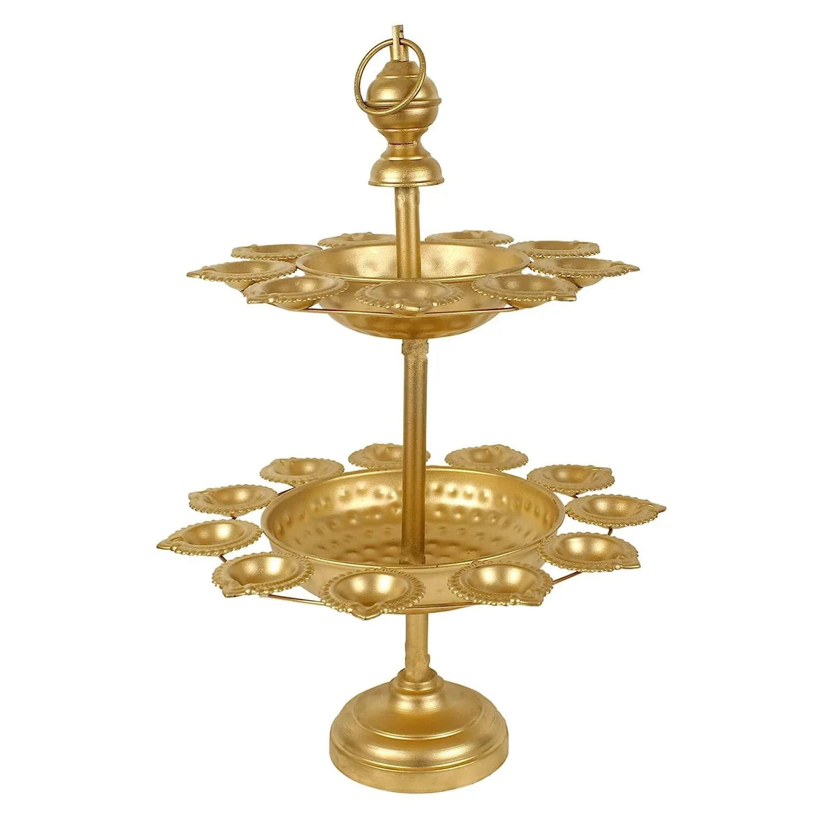 Decorative Urli Bowl with Diya Stand