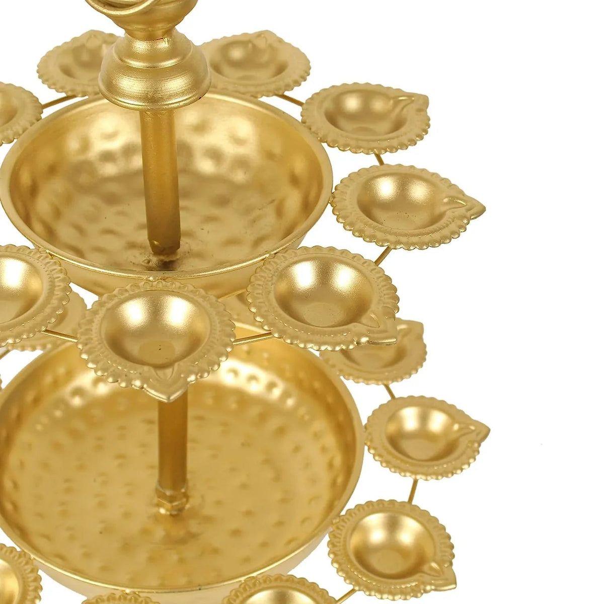 Decorative Urli Bowl with Diya Stand