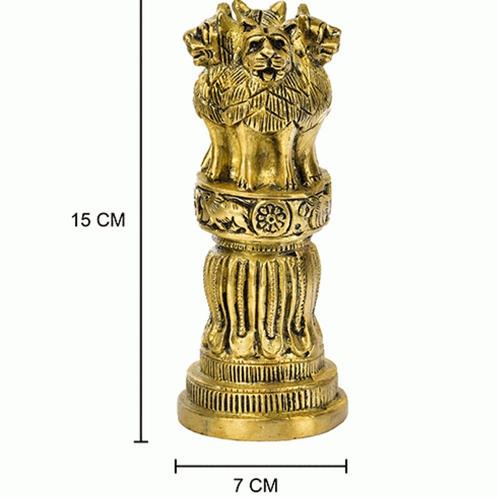 Decorative Brass Ashok Stambh National Emblem