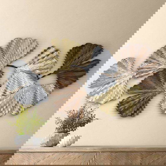 Decorative Leaf Metal WallArt for Home,Office Decor and Gifting - ArtyCraftz.com