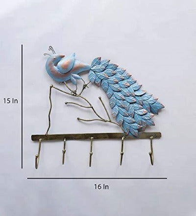 Decorative Peacock Key Holder - ArtyCraftz.com