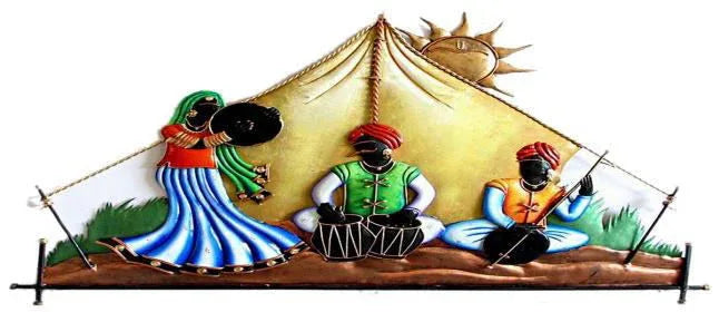 Desert Camp Folk Music Wall Art