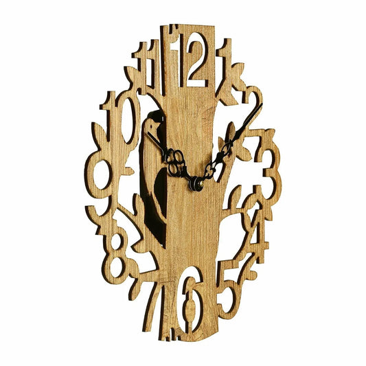 Designer Wooden Treebird Clock