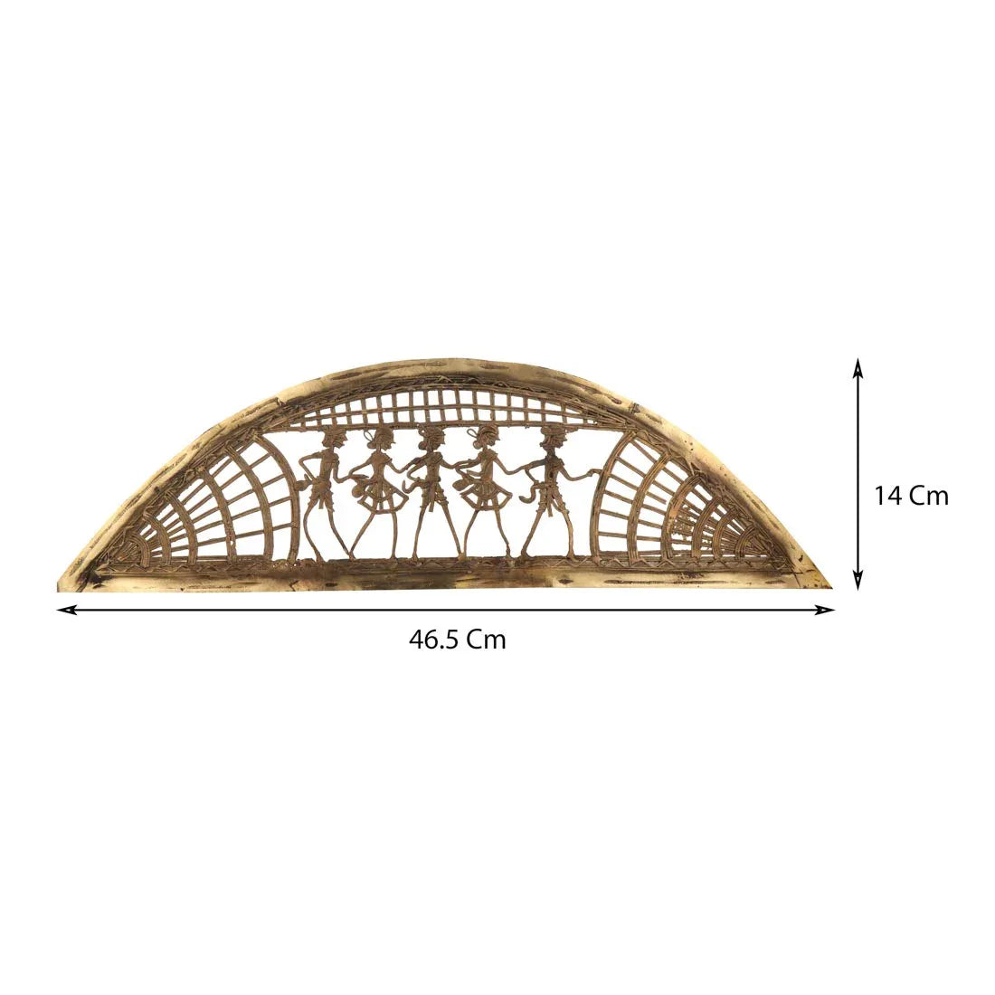 Dhokra Tribal Dancing Arch Wall Decor-ArtyCraftz.com