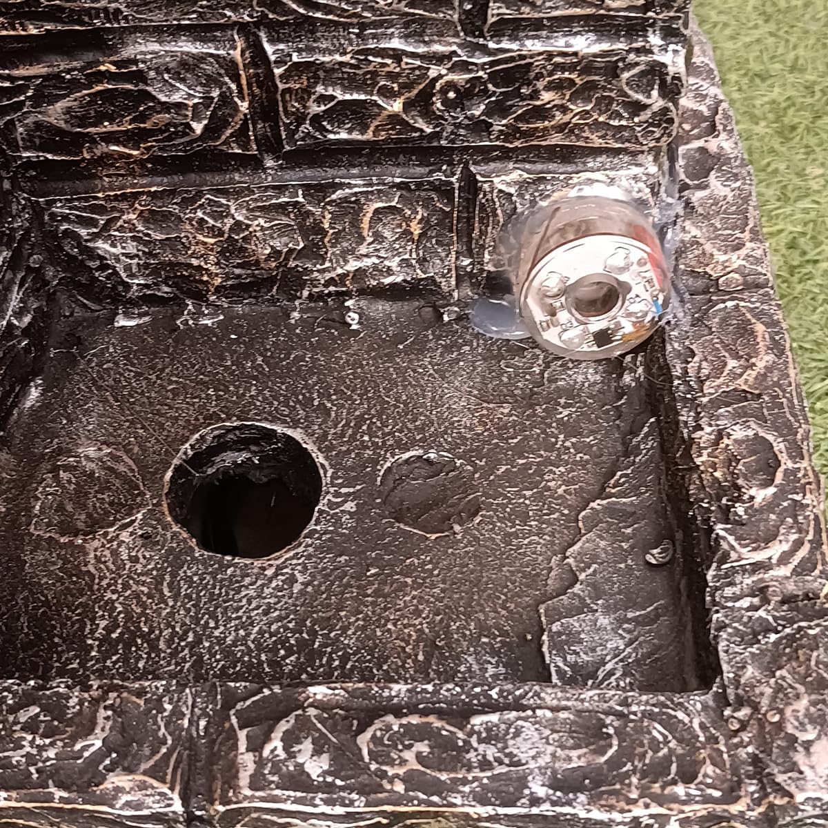 Divine Cascading 4 Diyas Resin Water Fountain-ArtyCraftz.com