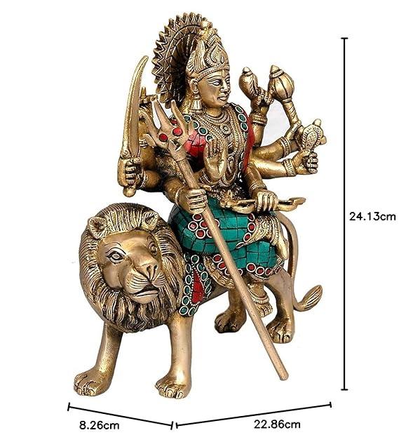 Durga Maa Goddess Brass Statue