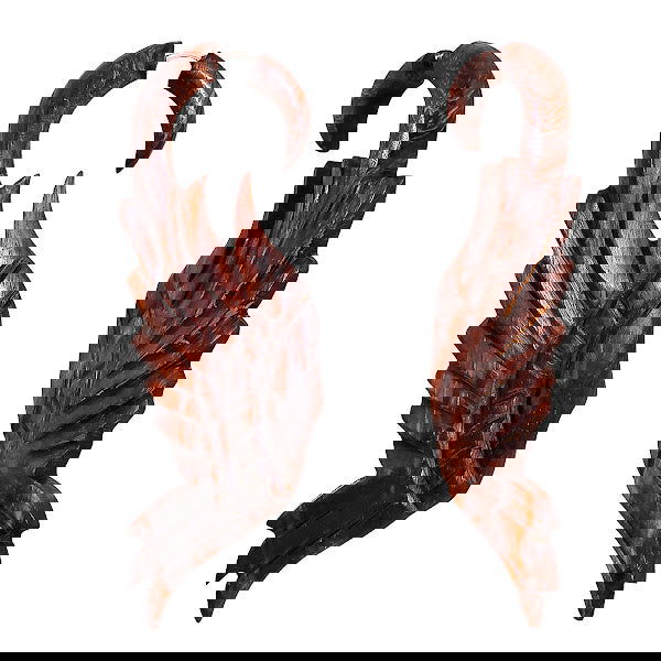 Eagle Carved Tribal Big Fake Gauge wooden Earrings 3.2" - ArtyCraftz.com