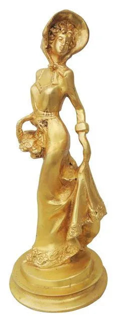 Elegant Brass Lady Showpiece - ArtyCraftz.com
