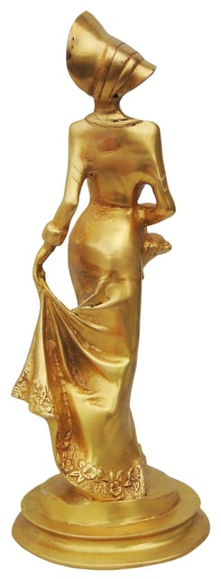 Elegant Brass Lady Showpiece-ArtyCraftz.com