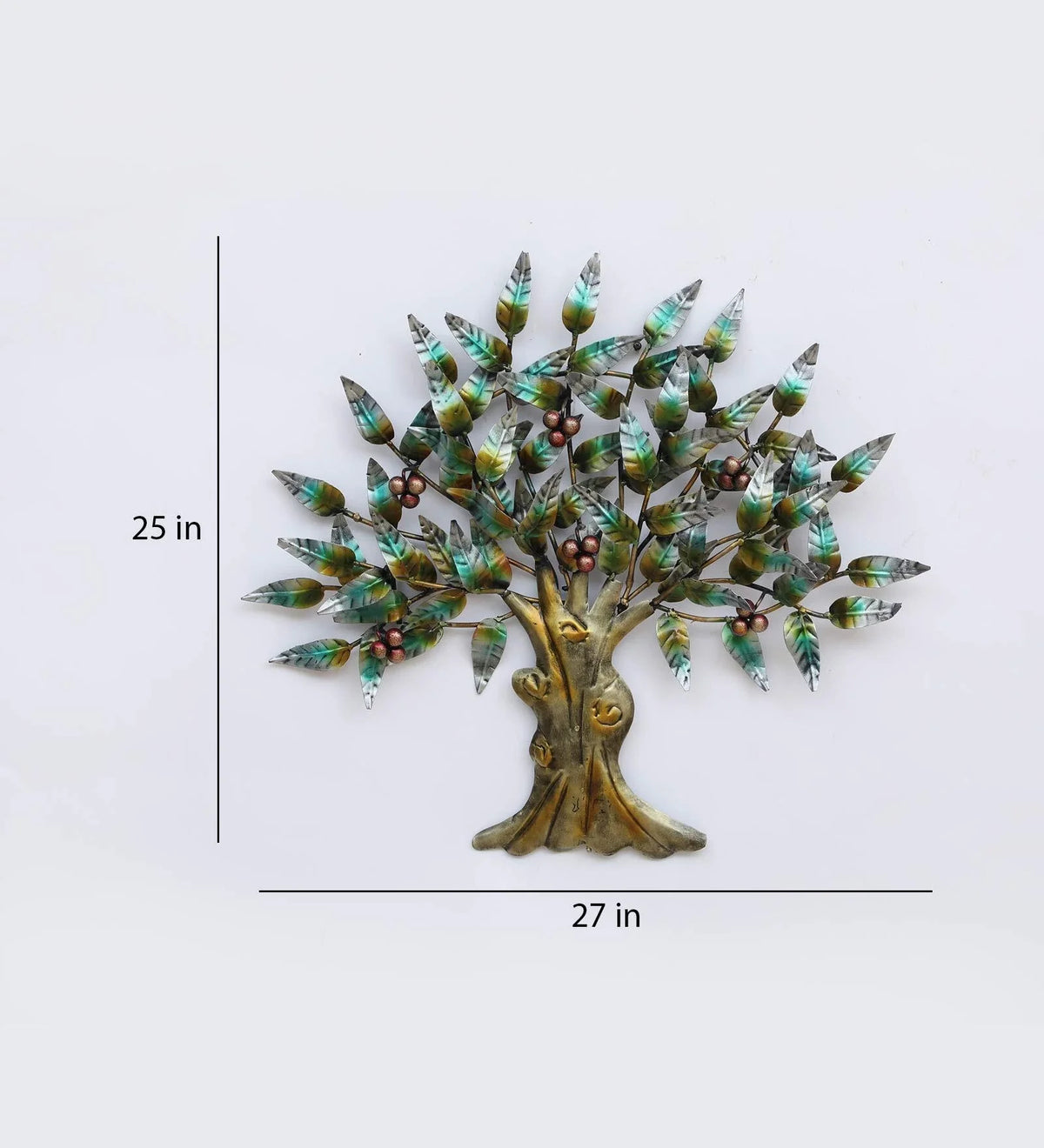 tree design iron wall art metal wall hanging-ArtyCraftz.com