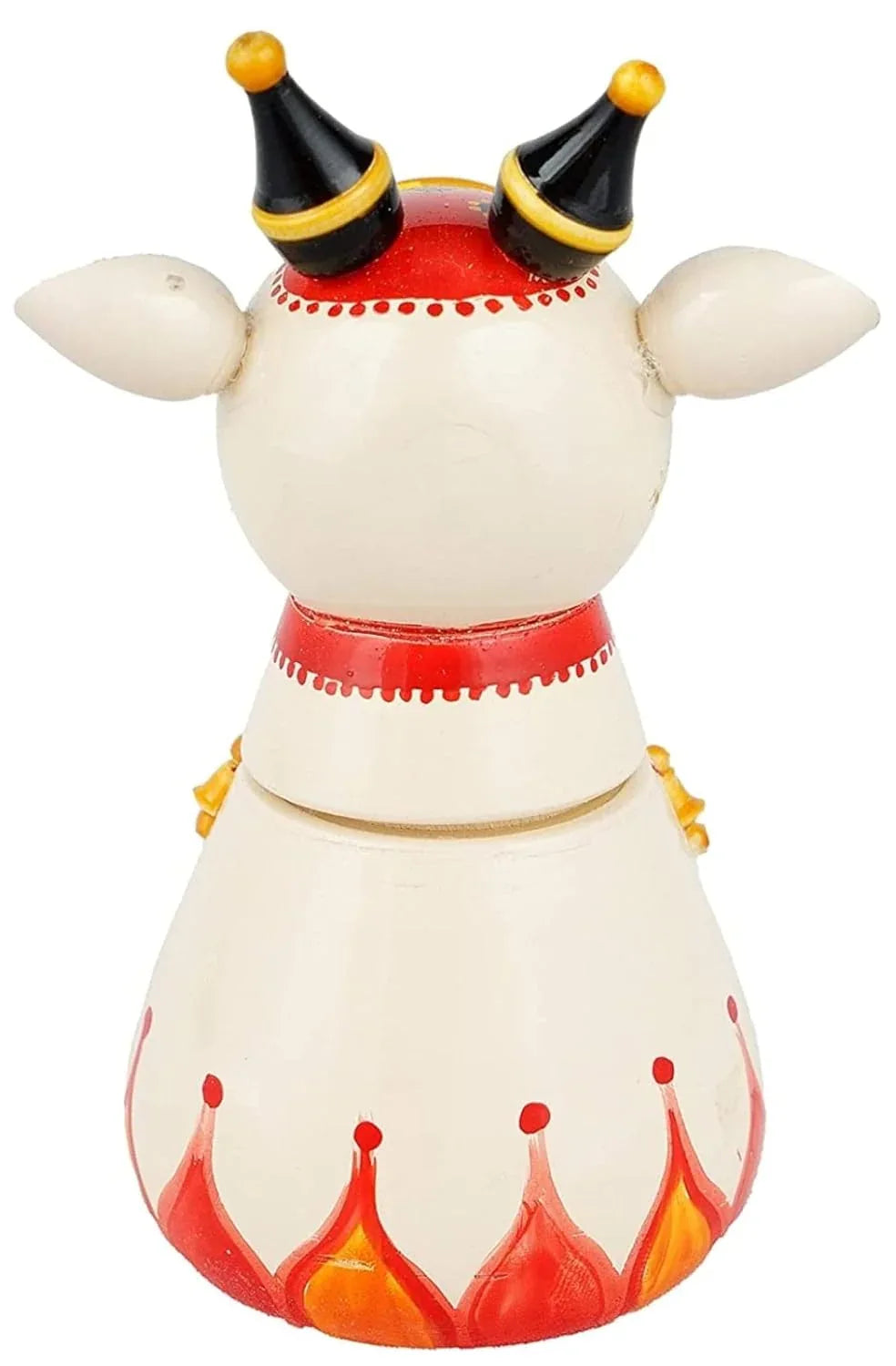 Etikoppaka Cow Shaped Wooden kumkum box - ArtyCraftz.com