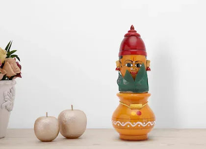 Etikoppaka Kalasam With Ammavaru Idol - ArtyCraftz.com