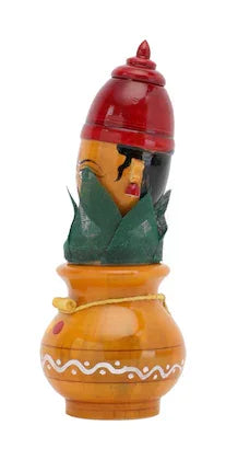 Etikoppaka Kalasam With Ammavaru Idol - ArtyCraftz.com