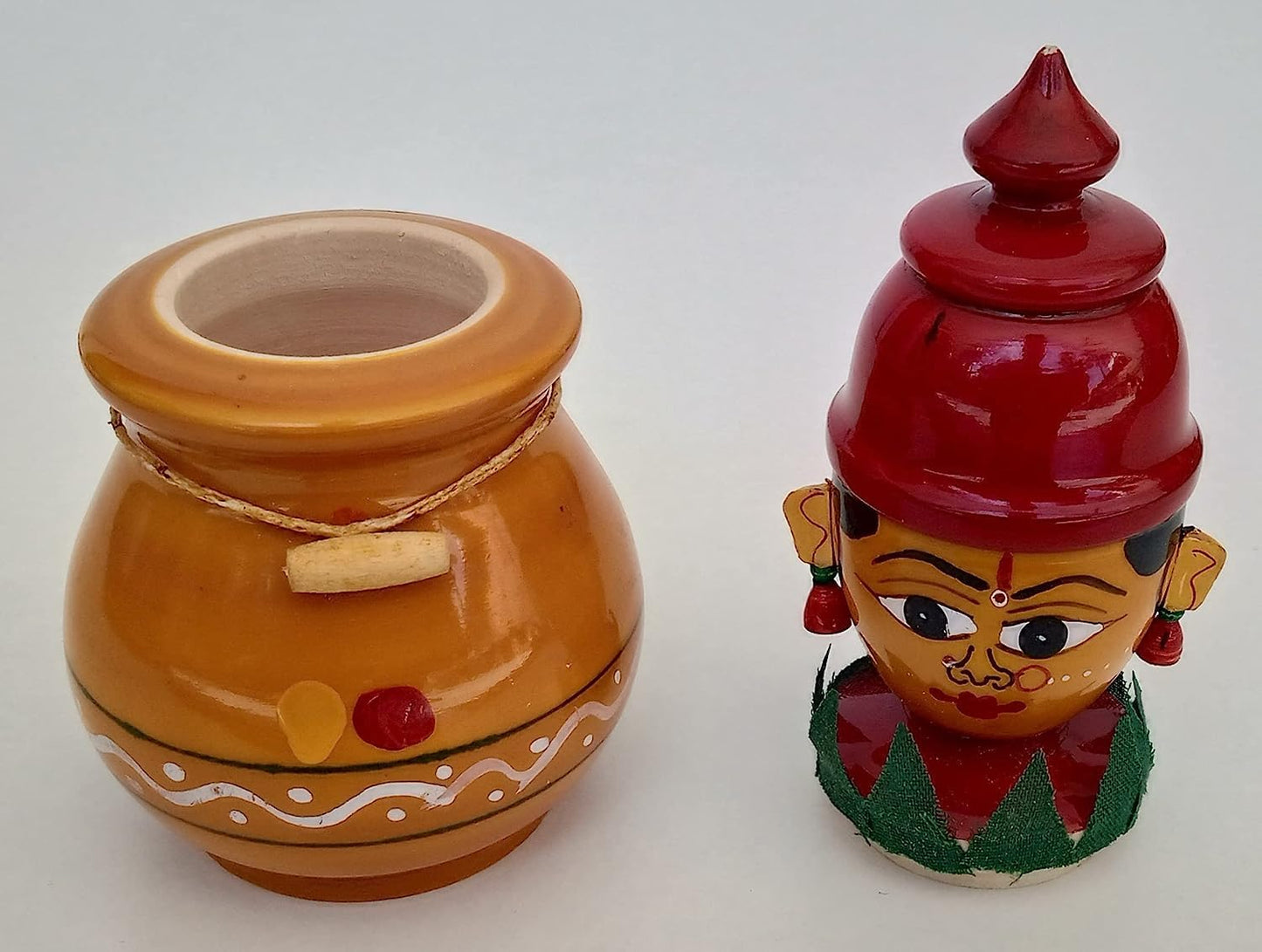 Etikoppaka Kalasam With Ammavaru Idol - ArtyCraftz.com