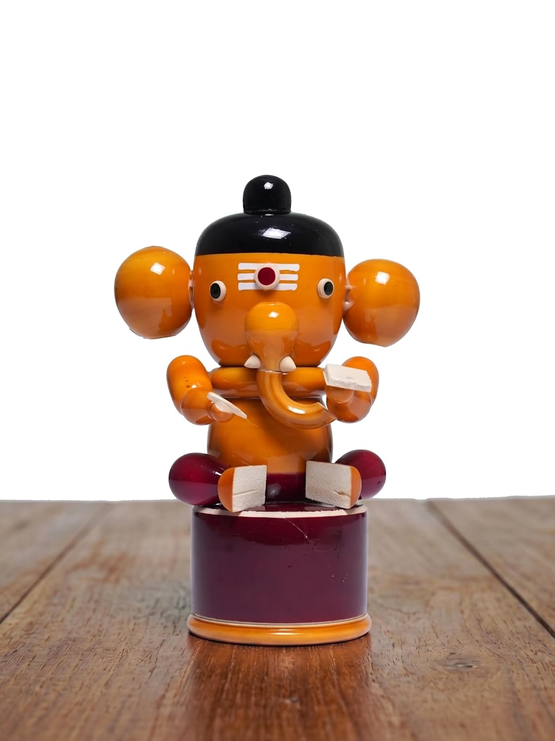 Etikoppaka Vidya Ganesh handcrafted Ankudu wood figurine-artycraftz.com