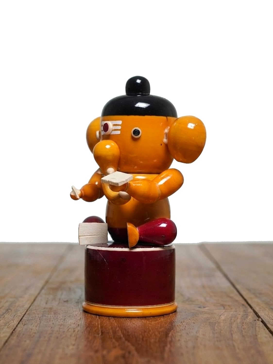Etikoppaka Vidya Ganesh handcrafted Ankudu wood figurine-artycraftz.com
