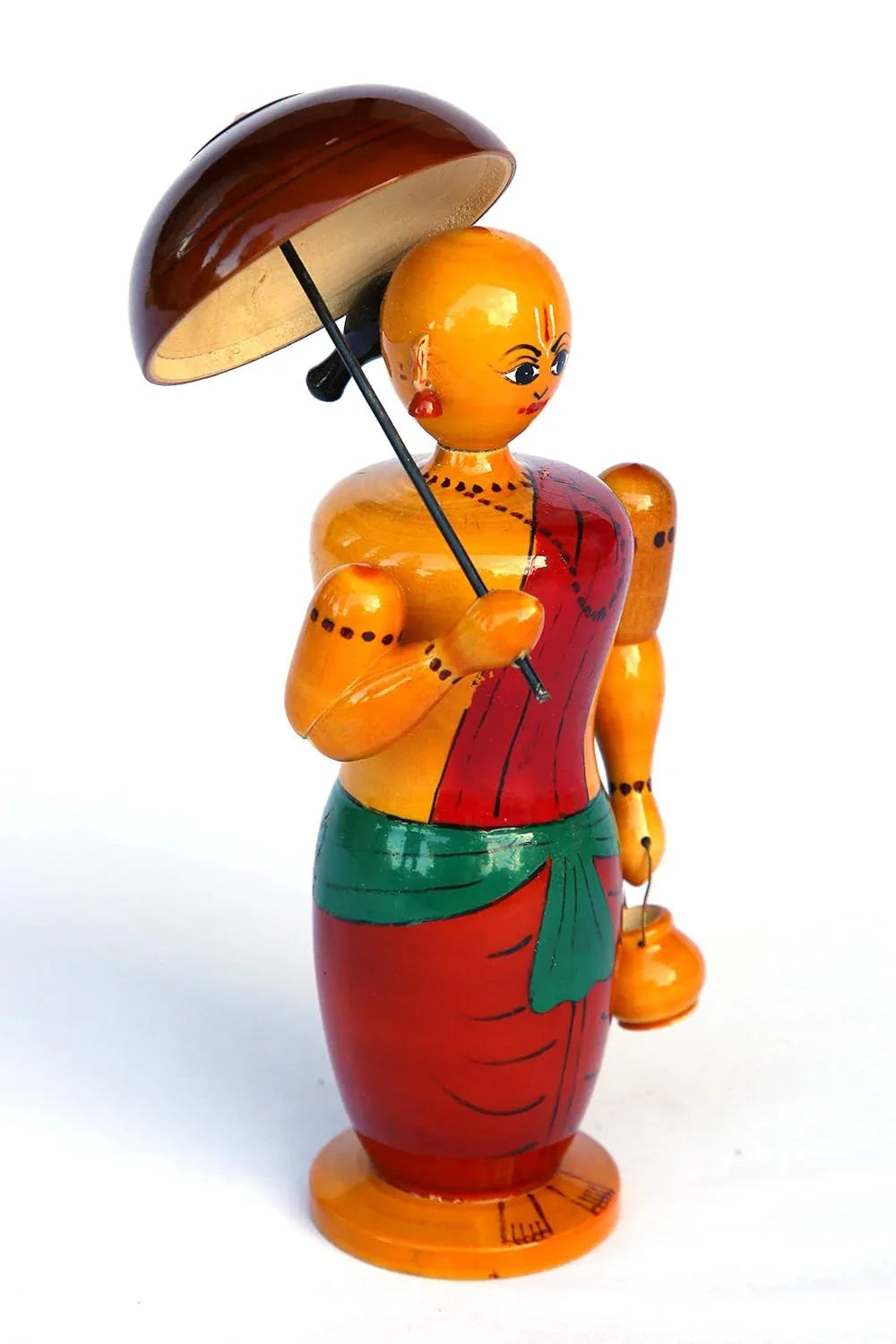 Etikoppaka Wooden Vamana Idol Side View
