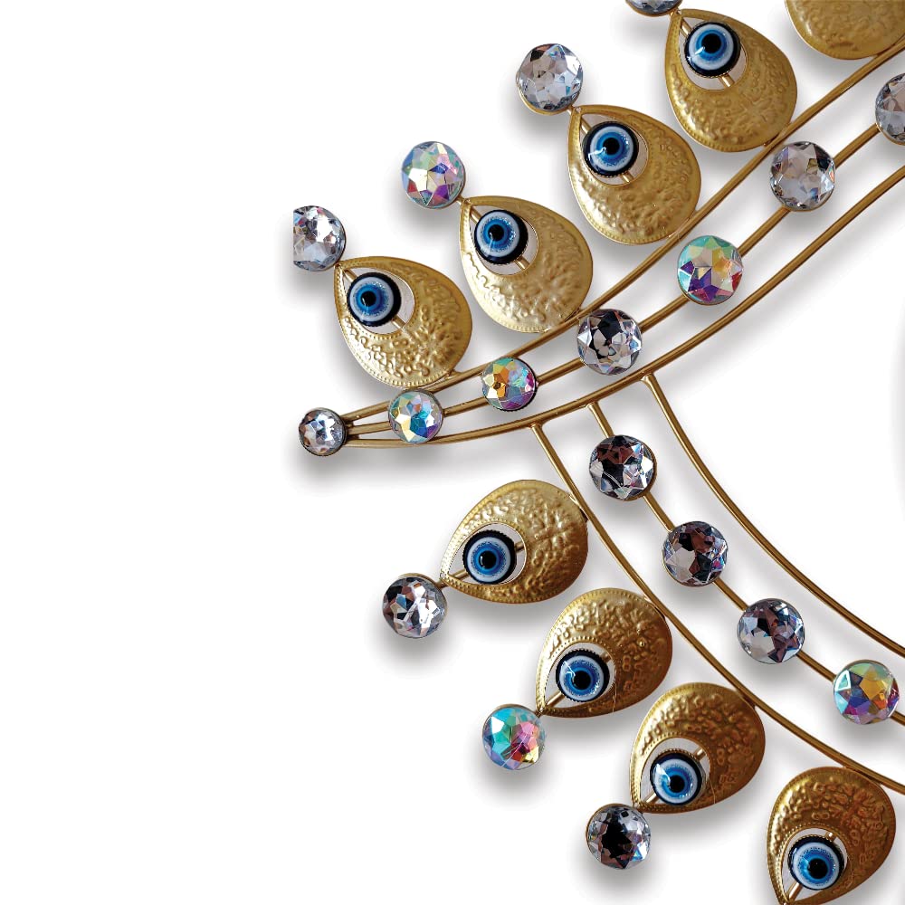 Evil Eye Decorative Wall Clock-ArtyCraftz.com