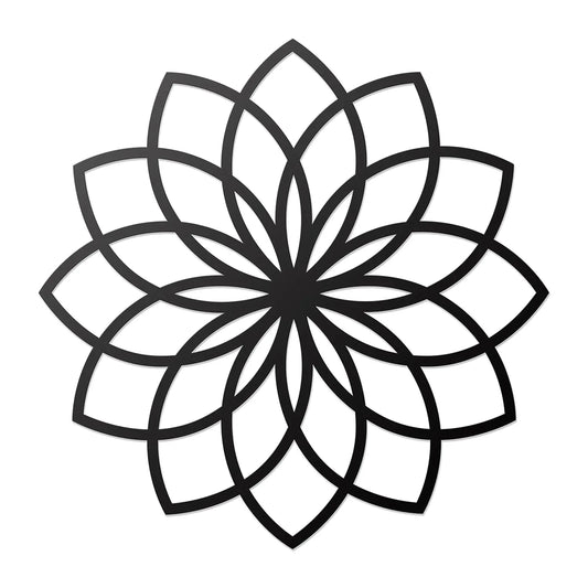 Exquisite Laser-Cut Floral Design Wall Art-ArtyCraftz.com
