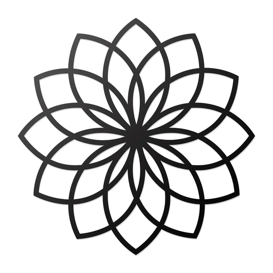Exquisite Laser-Cut Floral Design Wall Art-ArtyCraftz.com