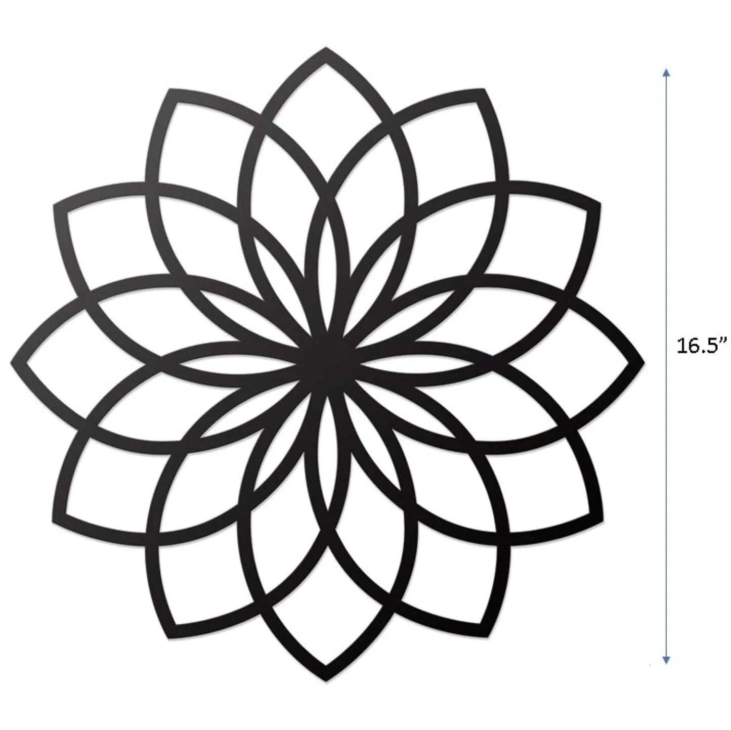 Exquisite Laser-Cut Floral Design Wall Art-ArtyCraftz.com
