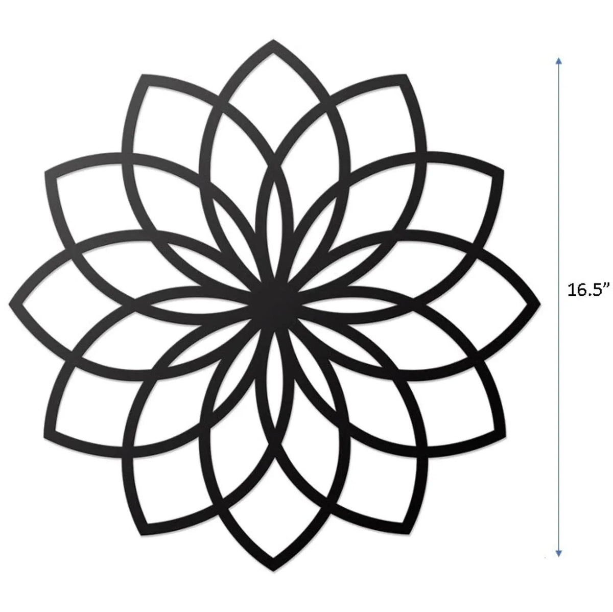 Exquisite Laser-Cut Floral Design Wall Art-ArtyCraftz.com