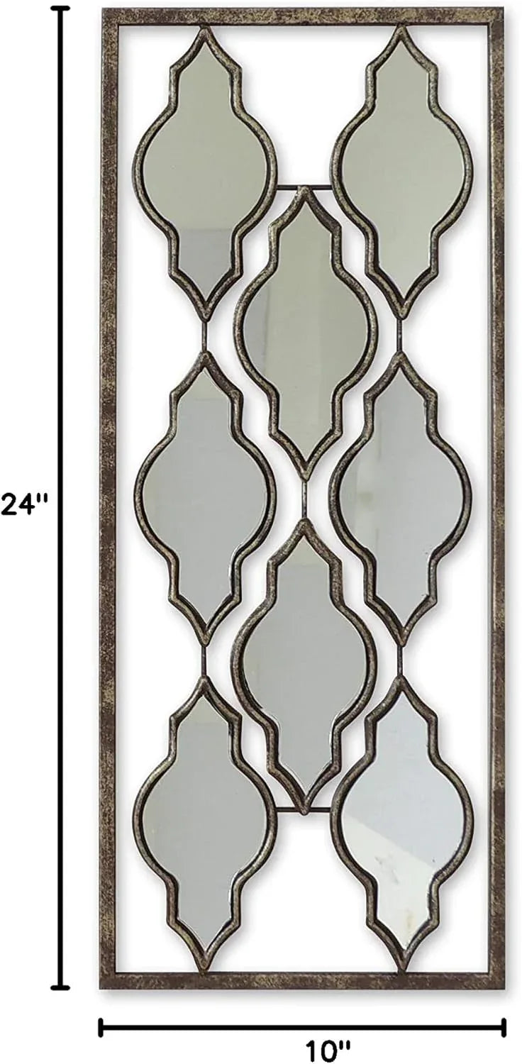 Exquisite Moroccan Metal Wall Mirror-ArtyCraftz.com