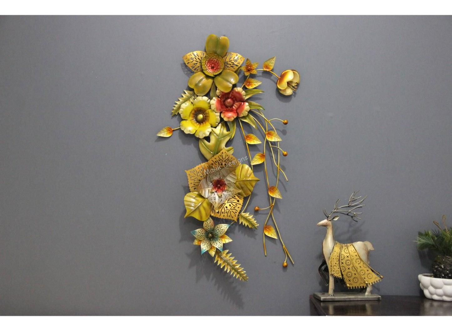 Flower leaves Wall Art Best Showpiece - ArtyCraftz.com