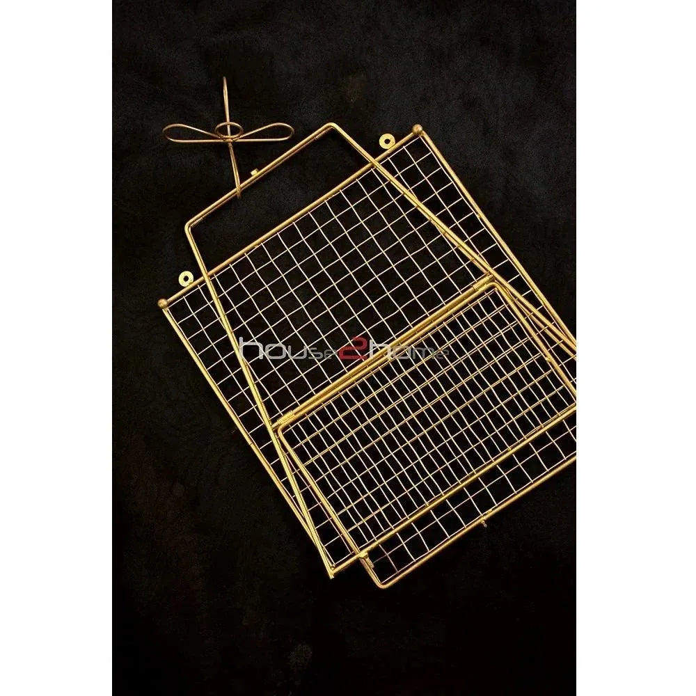 Foldable 2-Tier Pyramid Net Mesh Dessert Holder-ArtyCraftz.com