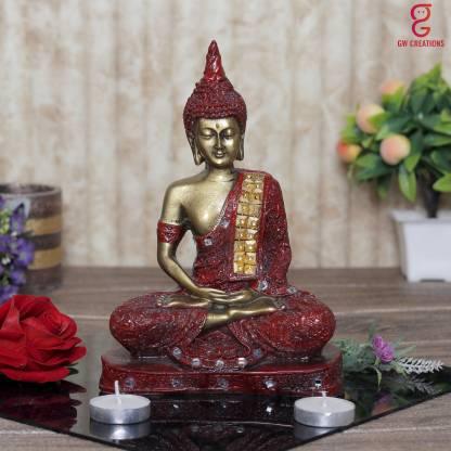 Gautama Buddha Made of Resin Showpiece for Home Decor-ArtyCraftz
