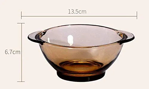 Glass French Cutlery Bowl Salad Noodle Soup Serving Dish