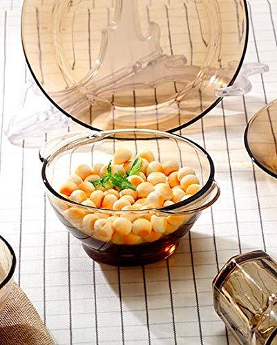 Glass French Cutlery Bowl Salad Noodle Soup Serving Dish