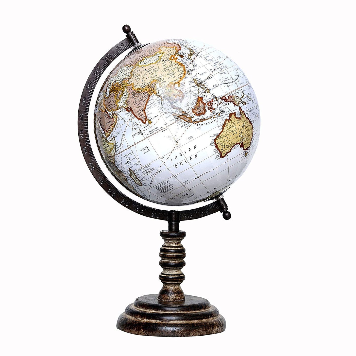 Globes Educational Political Laminated 8 inch for Students kids Office Table Home Decor World Globe Gift Item - ArtyCraftz.com