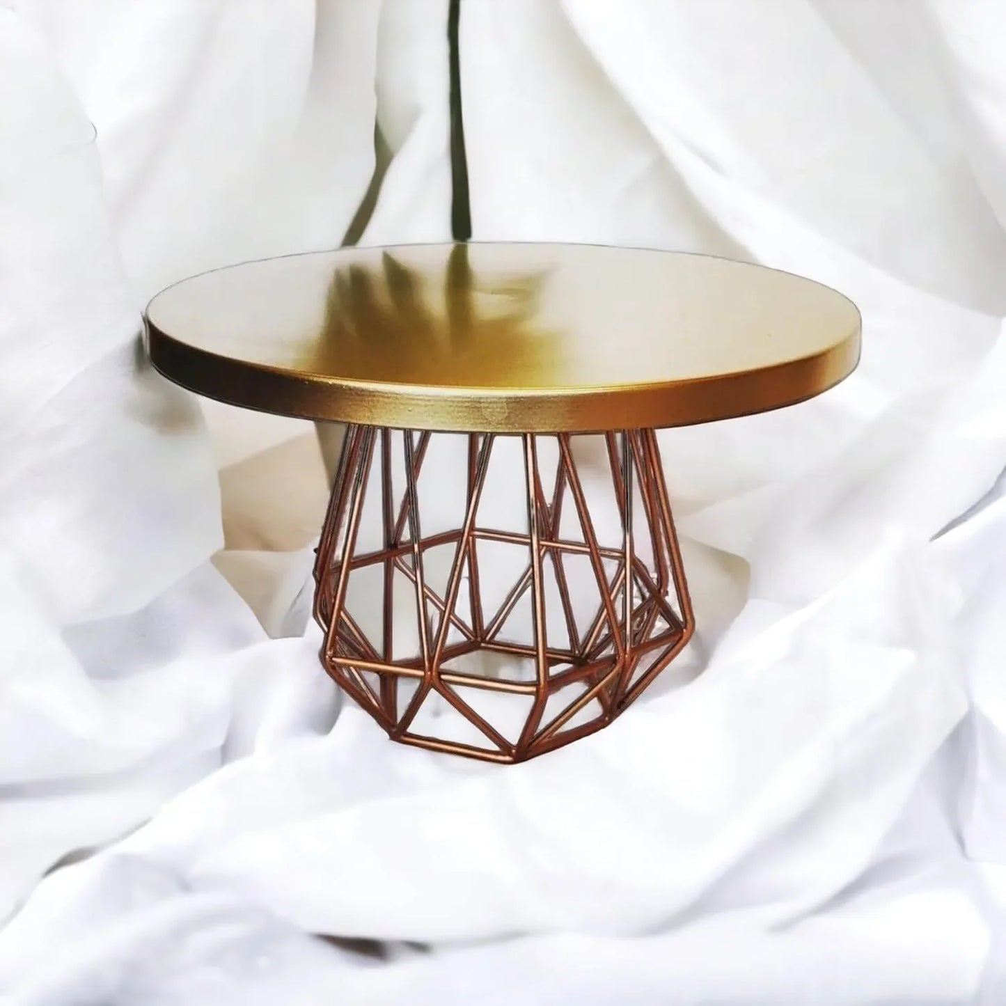 Golden Copper Cake Stand - ArtyCraftz.com