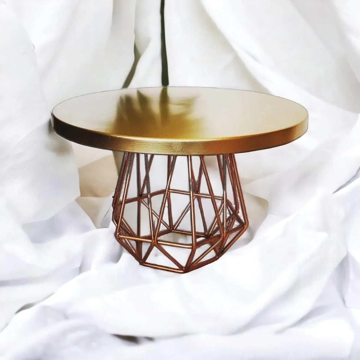 Golden Copper Cake Stand - ArtyCraftz.com