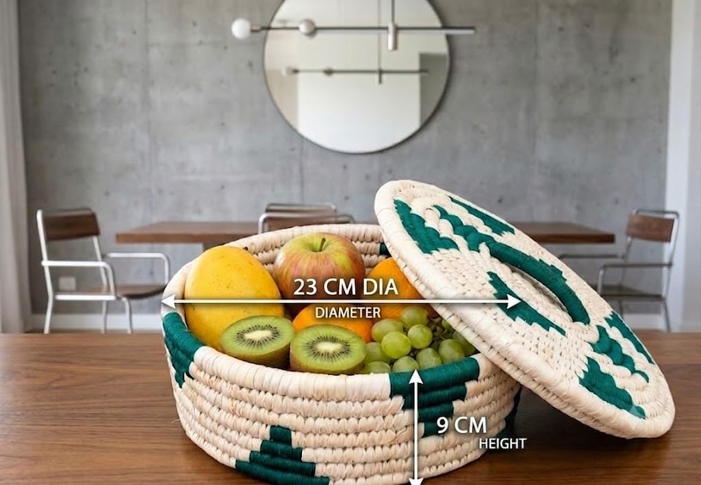 Green Sabai Grass Storage Basket-artycraftz.com