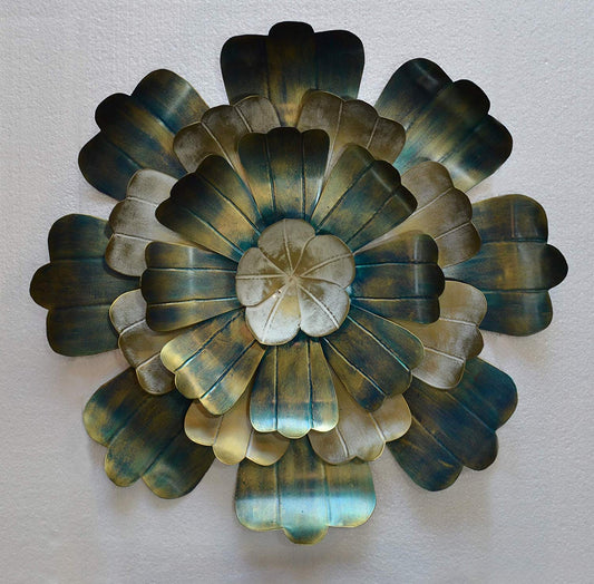 HVintage Floral Metal Wall Art decorative Iron Flower Wall Decor - ArtyCraftz.com