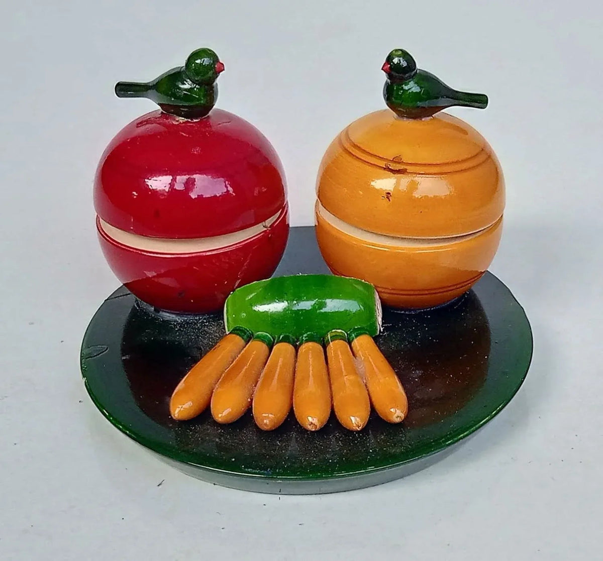 Handcrafted Etikoppaka Wooden Kumkum Set-artycraftz.com