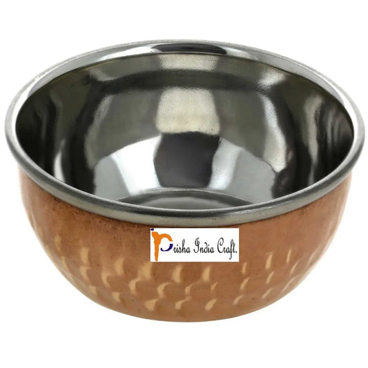 Mini Copper Katori 150 ML with Spoon - ArtyCraftz.com