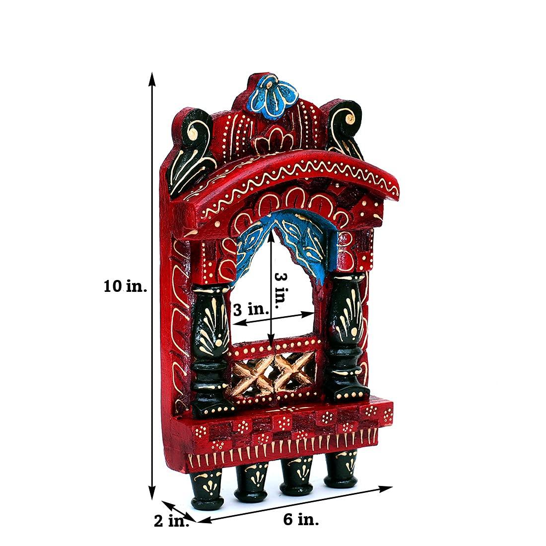 Hand Painted Abstract Decorative Wall Hanging Jharokha