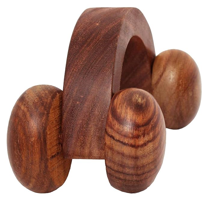 Handcrafed Wooden 4 Ball Massager