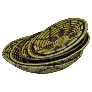 Handwoven Green Sabai Grass Wall Plate