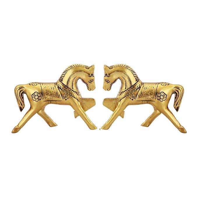 Handcrafted Aluminium Horse Pair