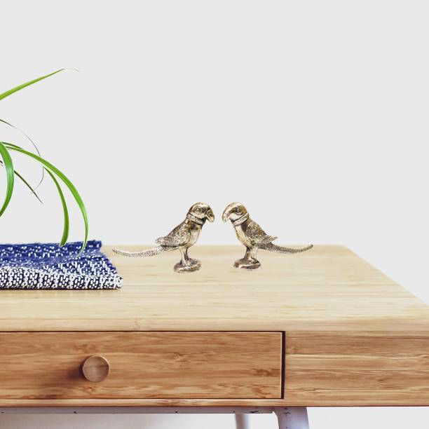 Handcrafted Aluminium Parrots Pair - ArtyCraftz.com