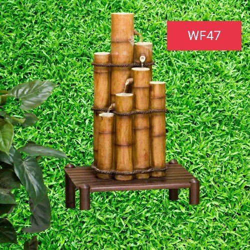 Handcrafted Bamboo Pole Fountain for Home and Garden Decor - ArtyCraftz.com