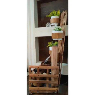 Handcrafted Bamboo & coconut water fountain - ArtyCraftz.com