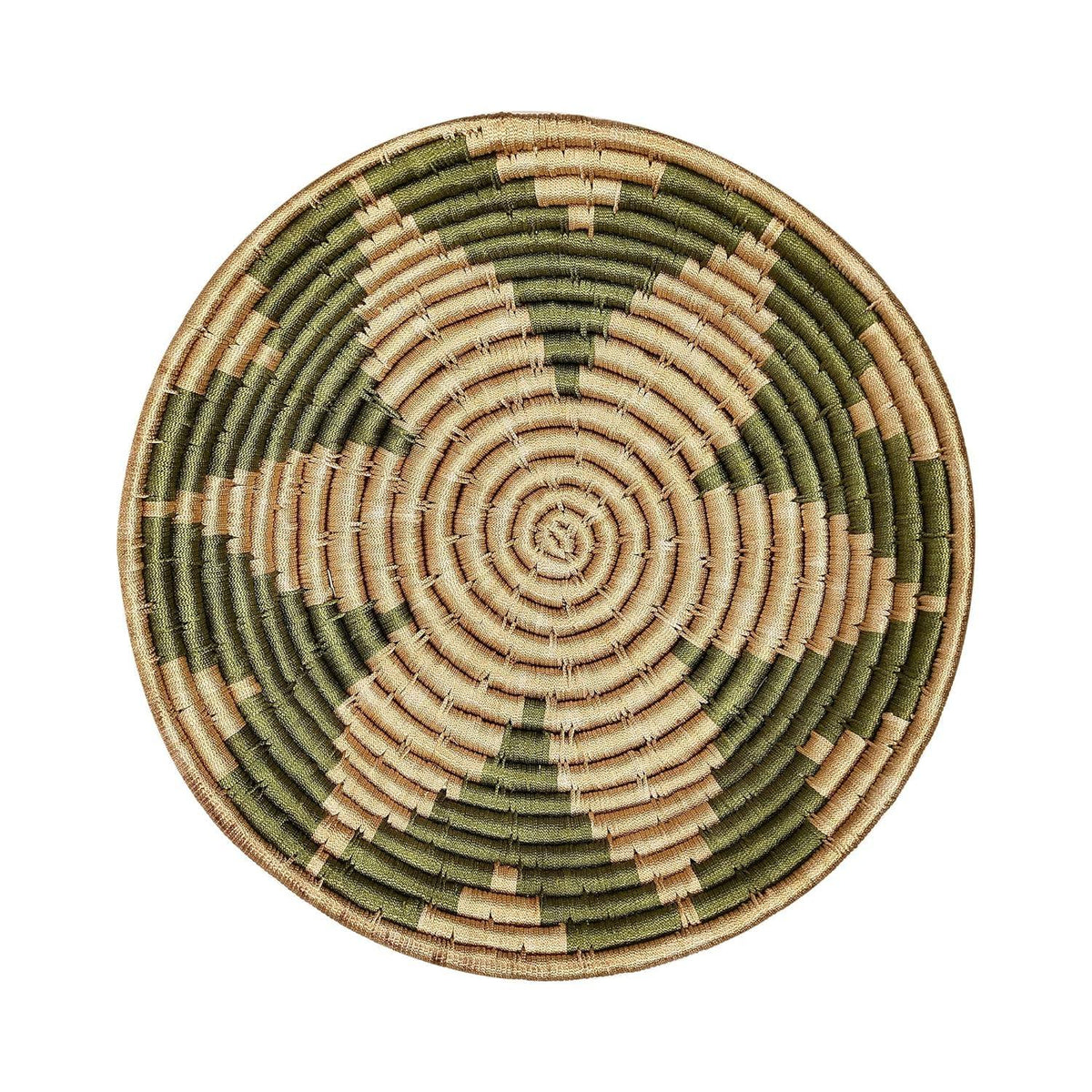 Handcrafted Beige Sabai Grass Wall Plate set of 3-ArtyCraftz.com